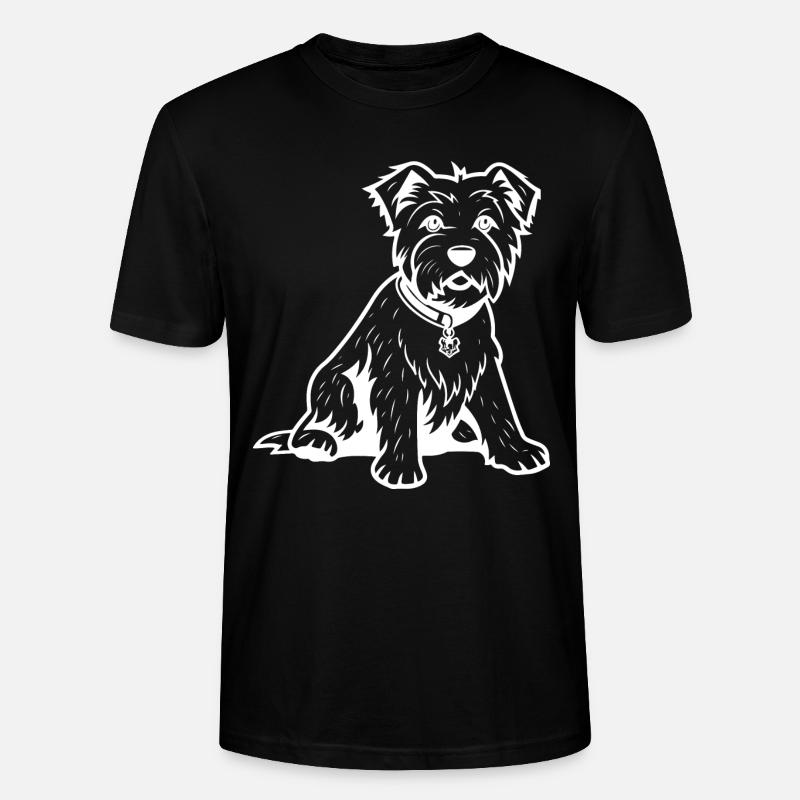 West Highland White Terrier - T-shirt bio CRAFTER Stanley Stella Unisexe - noir
