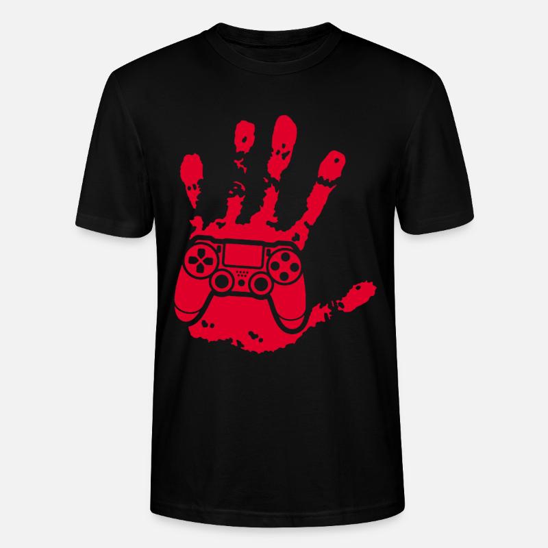 Der Gamer in dir (rot) - Stanley/Stella Unisex Bio-T-Shirt CRAFTER - Schwarz