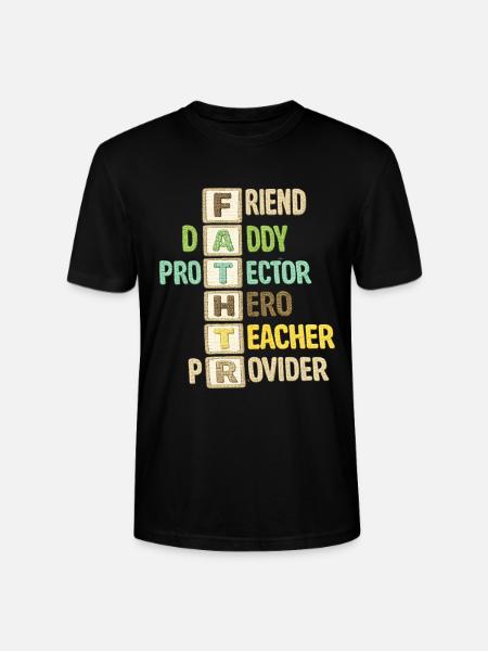 Father's Day - Stanley/Stella CRAFTER Unisex Organic T-Shirt - black