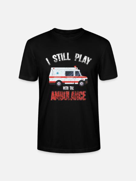 ambulance - Stanley/Stella CRAFTER Unisex Organic T-Shirt - black