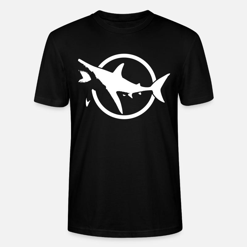 SHARK - T-shirt bio CRAFTER Stanley Stella Unisexe - noir