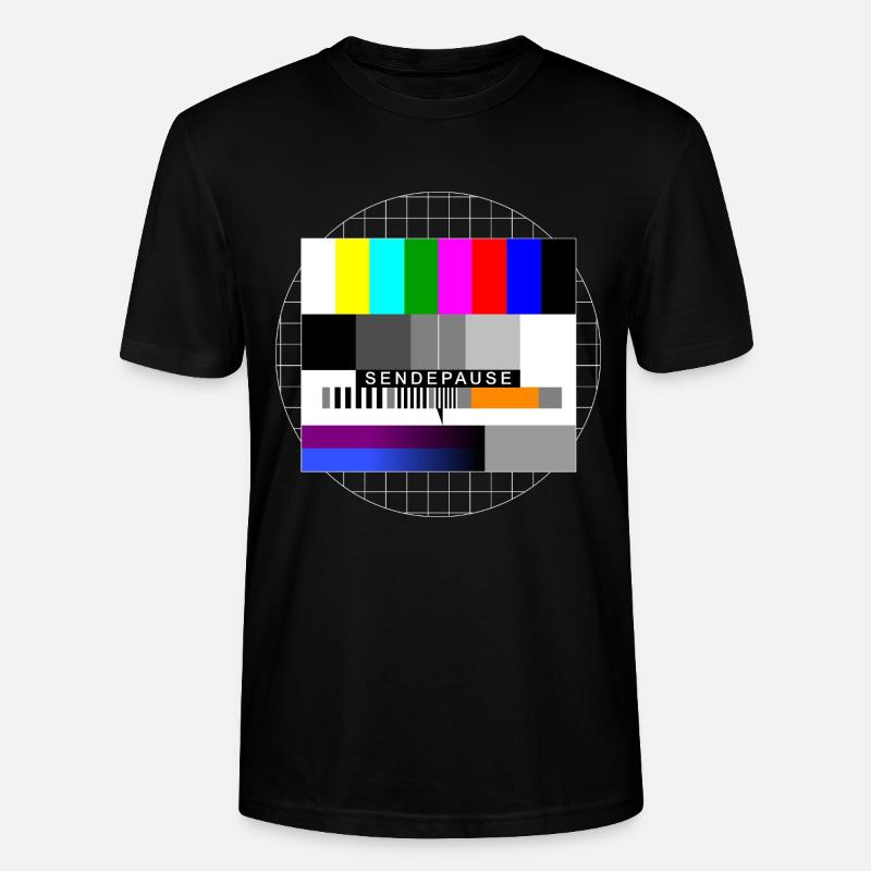 Sendepause Testbild - Stanley/Stella Unisex Bio-T-Shirt CRAFTER - Schwarz