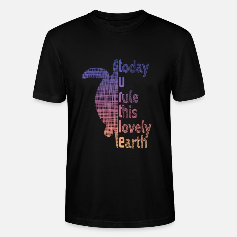 Turtle - Stanley/Stella Unisex Bio-T-Shirt CRAFTER - Schwarz
