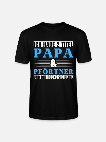 77Pförtner - Stanley/Stella Unisex Bio-T-Shirt CRAFTER - Schwarz