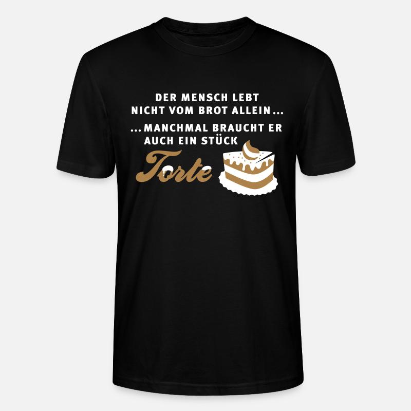 Torte - Kuchen - Muffin - Stanley/Stella Unisex Bio-T-Shirt CRAFTER - Schwarz