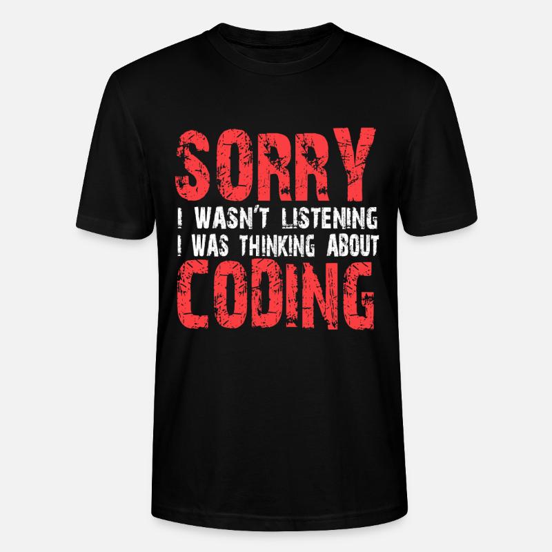 codage - T-shirt bio CRAFTER Stanley Stella Unisexe - noir