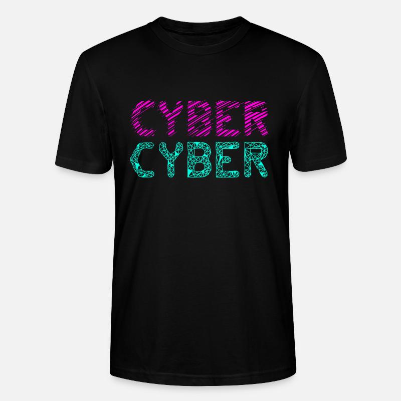 cyber cyber - Stanley/Stella Unisex Bio-T-Shirt CRAFTER - Schwarz