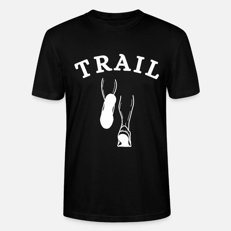 trail, trail running, courir - T-shirt bio CRAFTER Stanley Stella Unisexe - noir