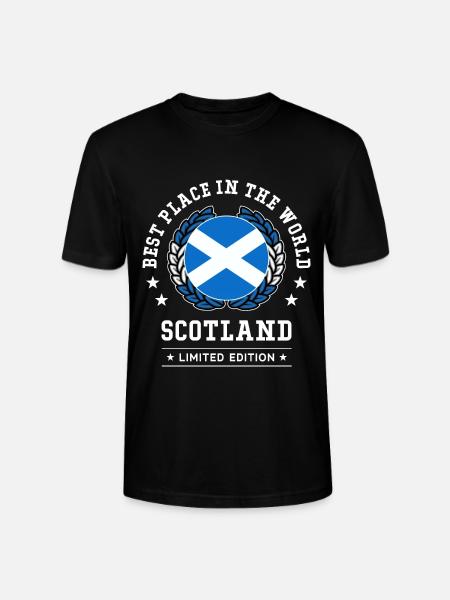 Scotland - Stanley/Stella CRAFTER Unisex Organic T-Shirt - black