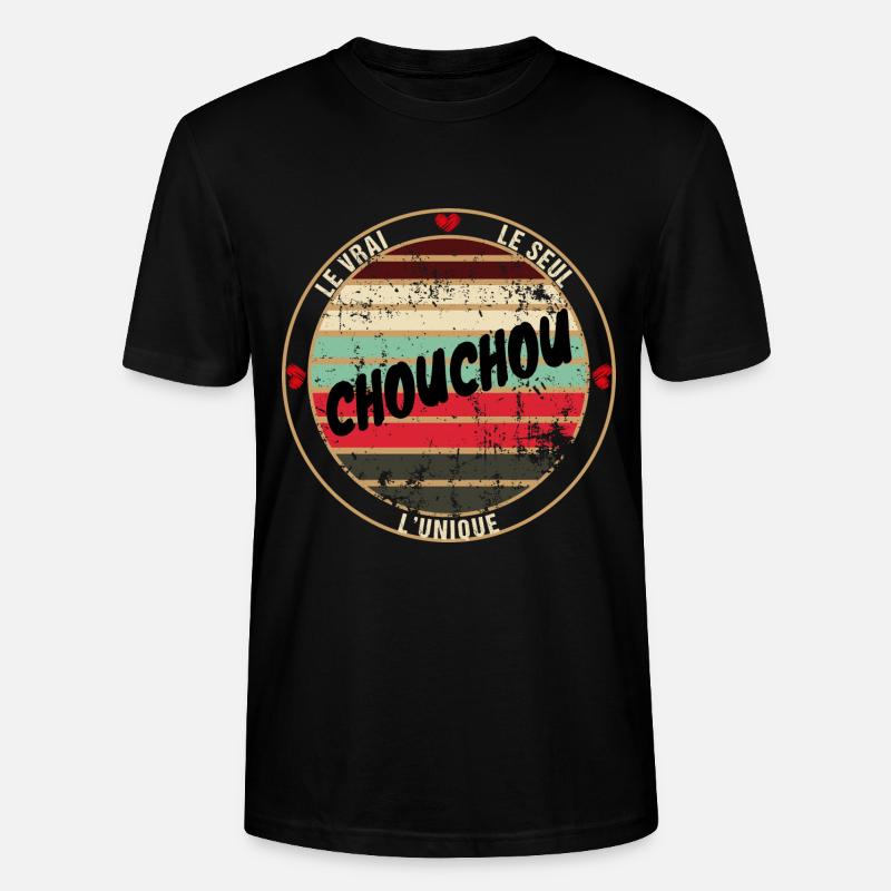 Le vrai le seul l'unique chouchou - T-shirt bio CRAFTER Stanley Stella Unisexe - noir
