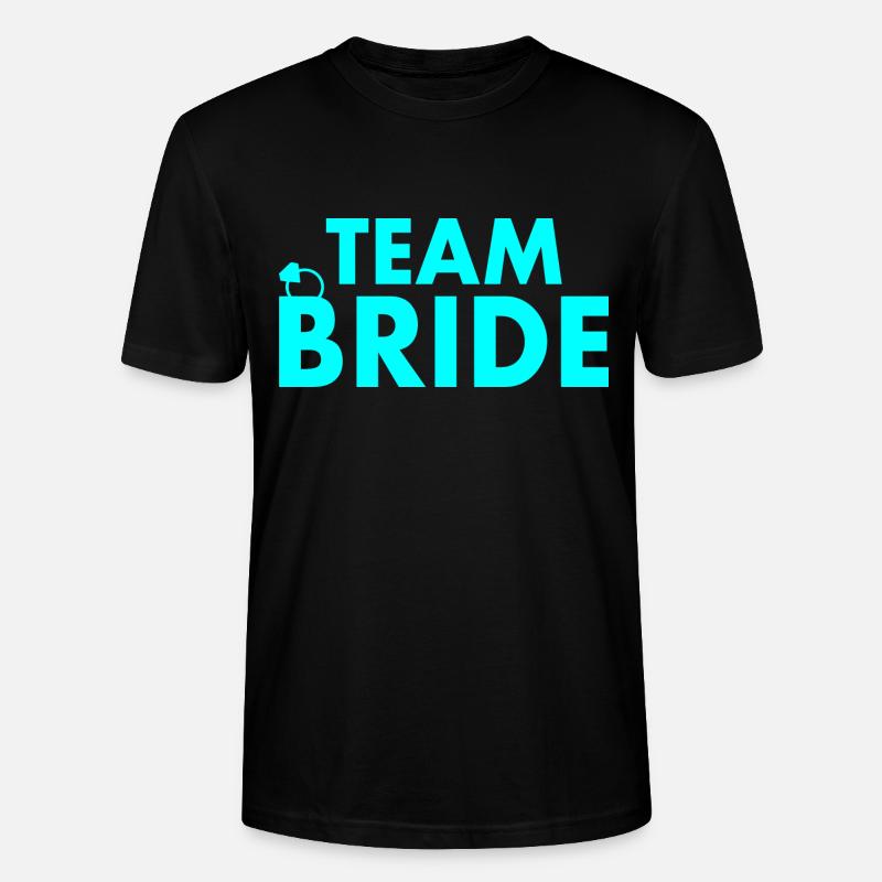 Team bride - Stanley/Stella Unisex Bio-T-Shirt CRAFTER - Schwarz