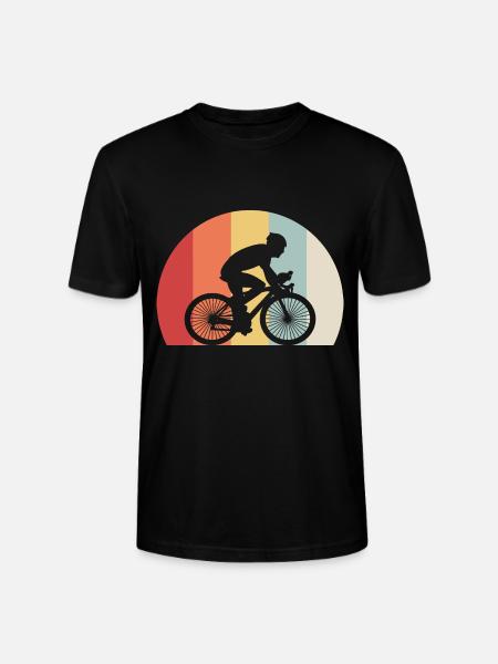 Fahrradfahrer - Stanley/Stella Unisex Bio-T-Shirt CRAFTER - Schwarz