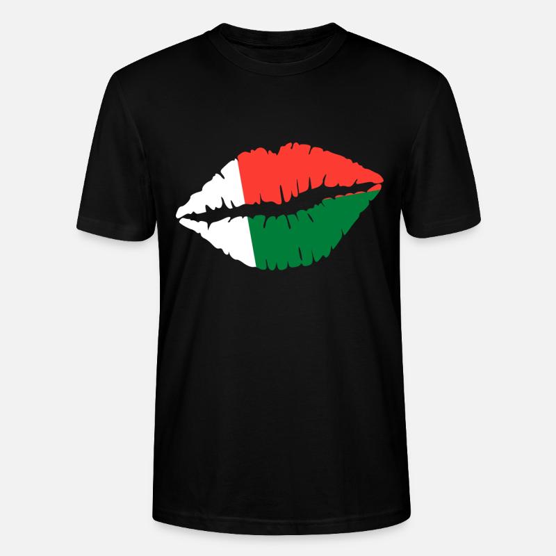 Madagaskar Flagge, Geschenk - Stanley/Stella Unisex Bio-T-Shirt CRAFTER - Schwarz