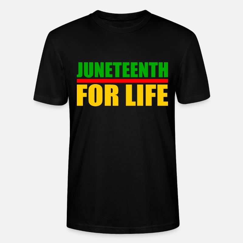 juneteenth - T-shirt bio CRAFTER Stanley Stella Unisexe - noir