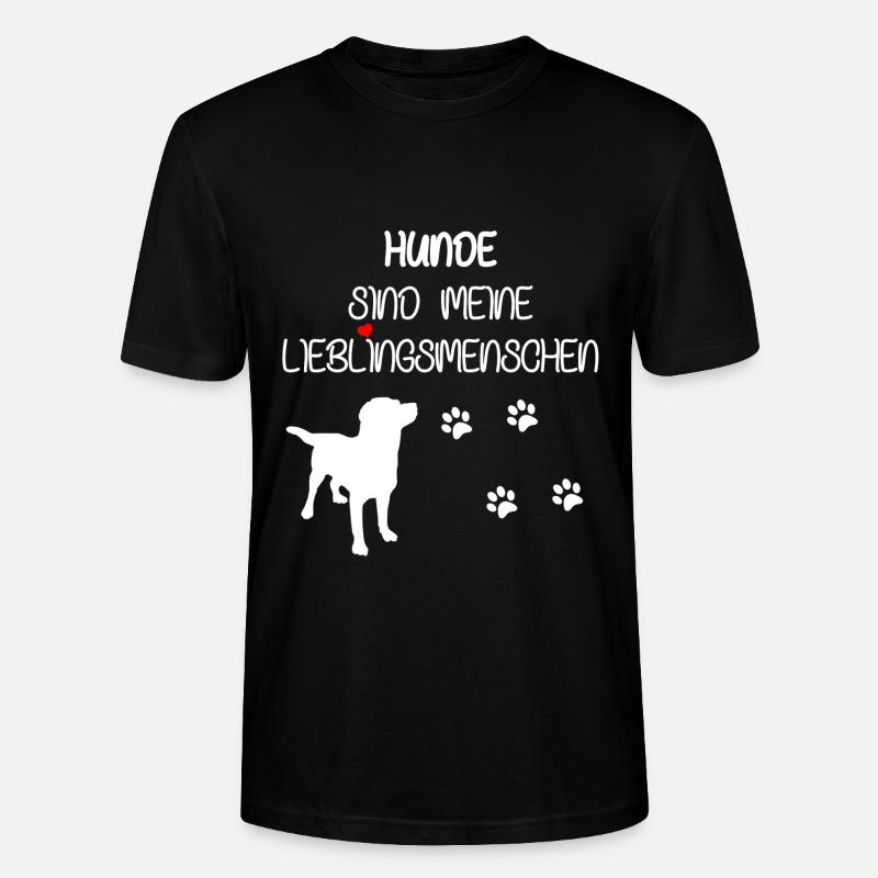 Süßer Hunde Spruch - Stanley/Stella Unisex Bio-T-Shirt CRAFTER - Schwarz