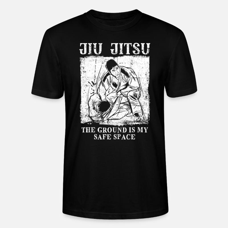 Jiu Jitsu Spruch - Stanley/Stella Unisex Bio-T-Shirt CRAFTER - Schwarz