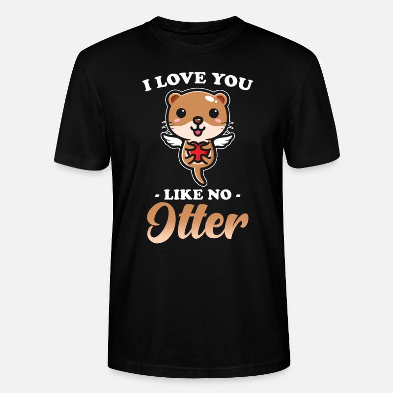 Otter - Stanley/Stella Unisex Bio-T-Shirt CRAFTER - Schwarz