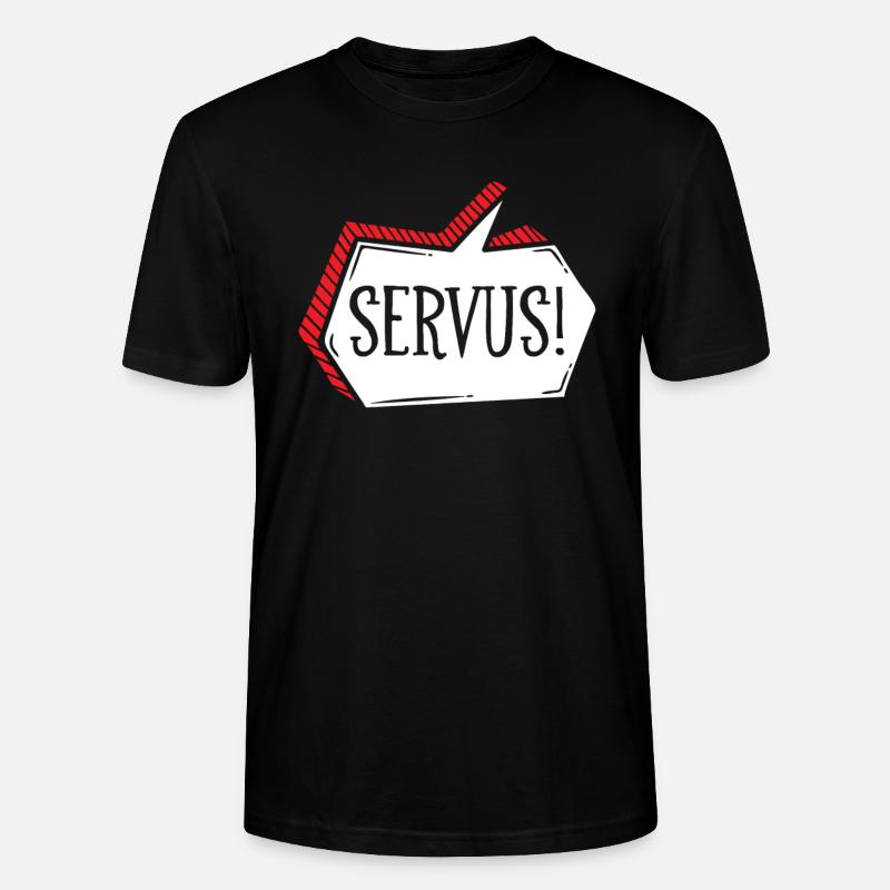 Servus - Stanley/Stella Unisex Bio-T-Shirt CRAFTER - Schwarz