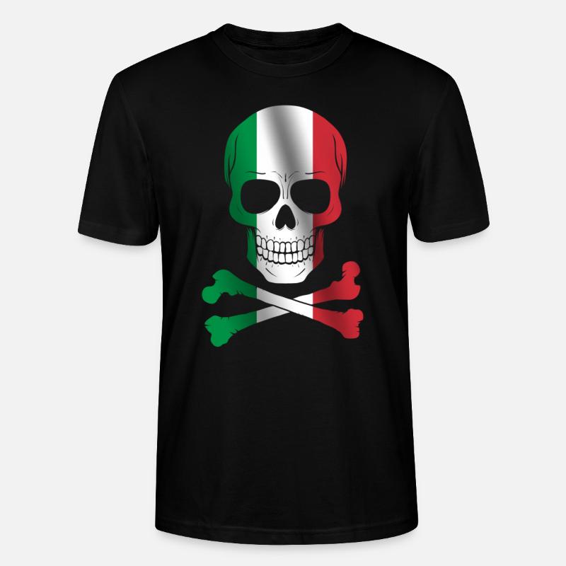 Drapeau de l’Italie - T-shirt bio CRAFTER Stanley Stella Unisexe - noir
