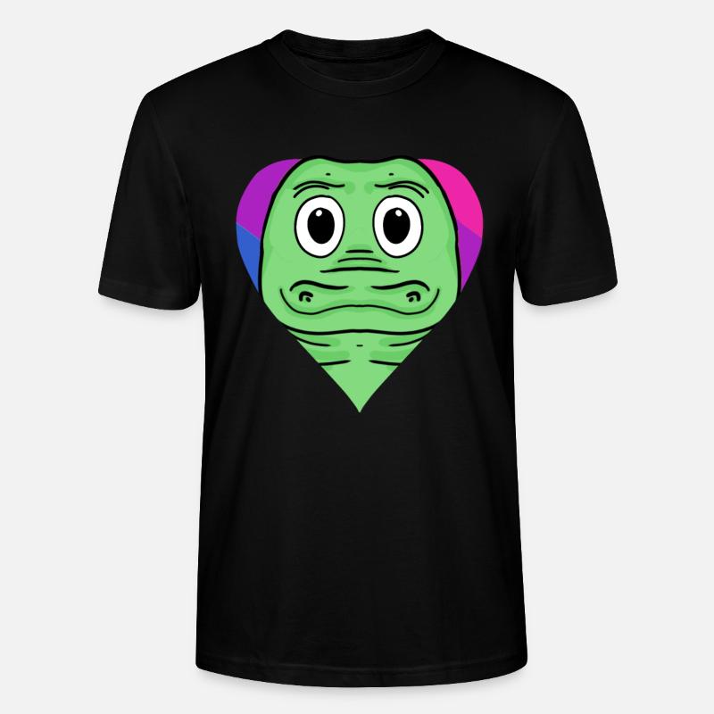 Bisexuell Krokodil Geschenk - Stanley/Stella Unisex Bio-T-Shirt CRAFTER - Schwarz