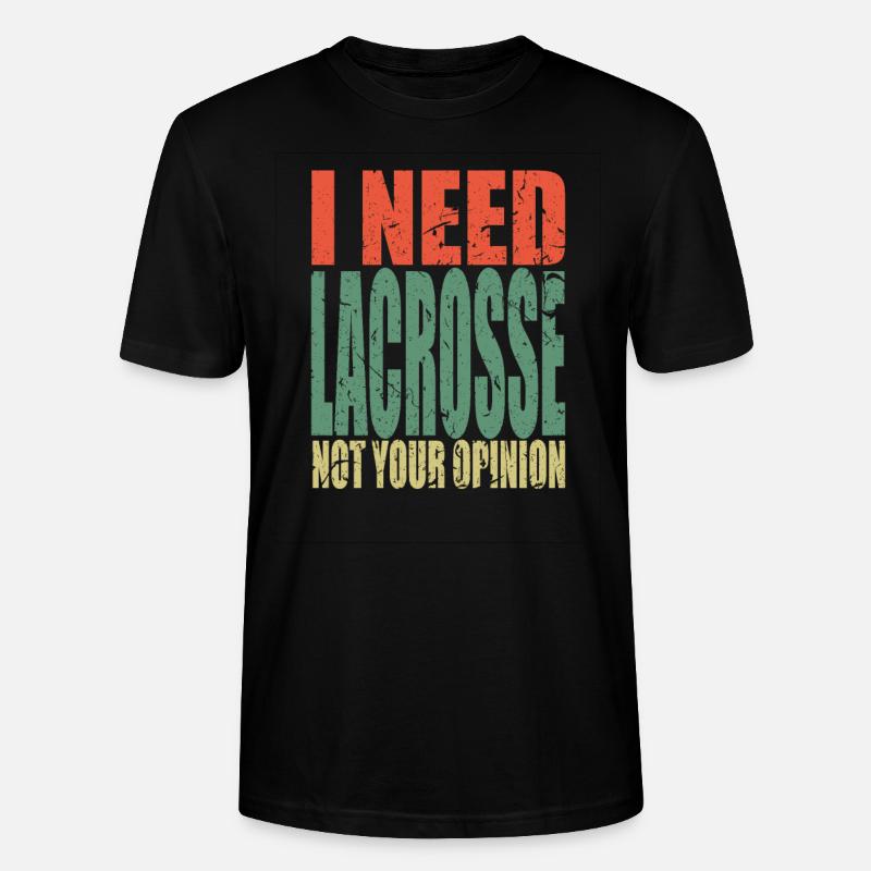 La crosse dit drôle - T-shirt bio CRAFTER Stanley Stella Unisexe - noir