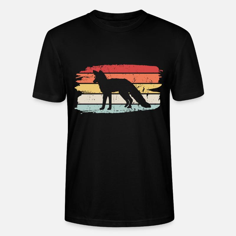 Fuchs - Stanley/Stella Unisex Bio-T-Shirt CRAFTER - Schwarz