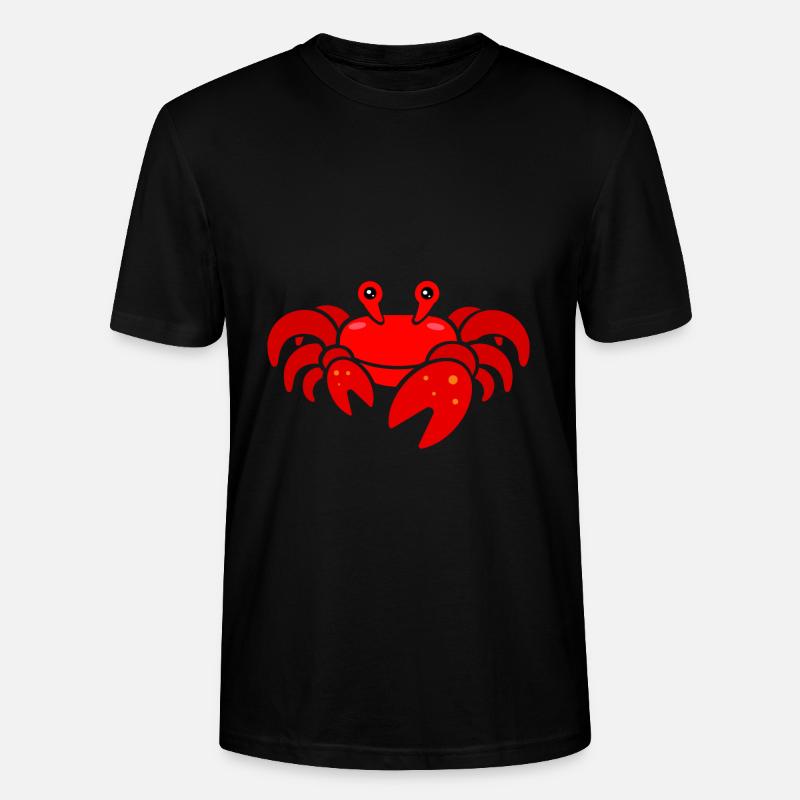 crab - Stanley/Stella CRAFTER Unisex Organic T-Shirt - black