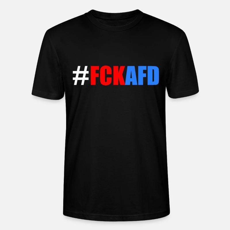 Fck afd - Stanley/Stella Unisex Bio-T-Shirt CRAFTER - Schwarz
