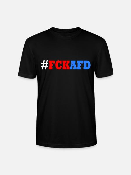 Fck afd - Stanley/Stella Unisex Bio-T-Shirt CRAFTER - Schwarz