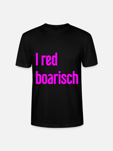 I red boarisch - Stanley/Stella CRAFTER Unisex Organic T-Shirt - black