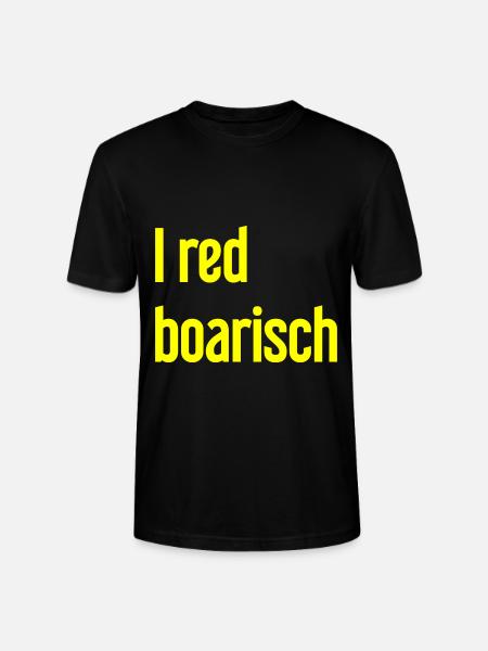 I red boarisch - Stanley/Stella CRAFTER Unisex Organic T-Shirt - black