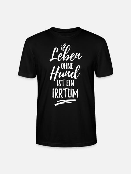 Kein Leben ohne Hund - Stanley/Stella Unisex Bio-T-Shirt CRAFTER - Schwarz