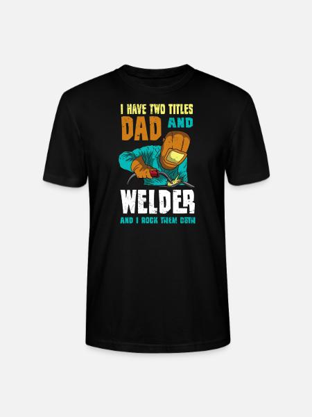 Welders weld metal locksmiths - Stanley/Stella CRAFTER Unisex Organic T-Shirt - black