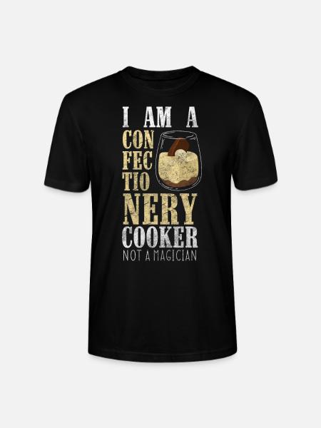 Kuchen Hobbybäcker Dessert - Stanley/Stella Unisex Bio-T-Shirt CRAFTER - Schwarz