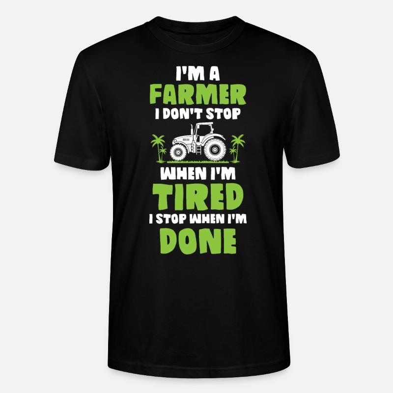 Farrner - Stanley/Stella Unisex Bio-T-Shirt CRAFTER - Schwarz