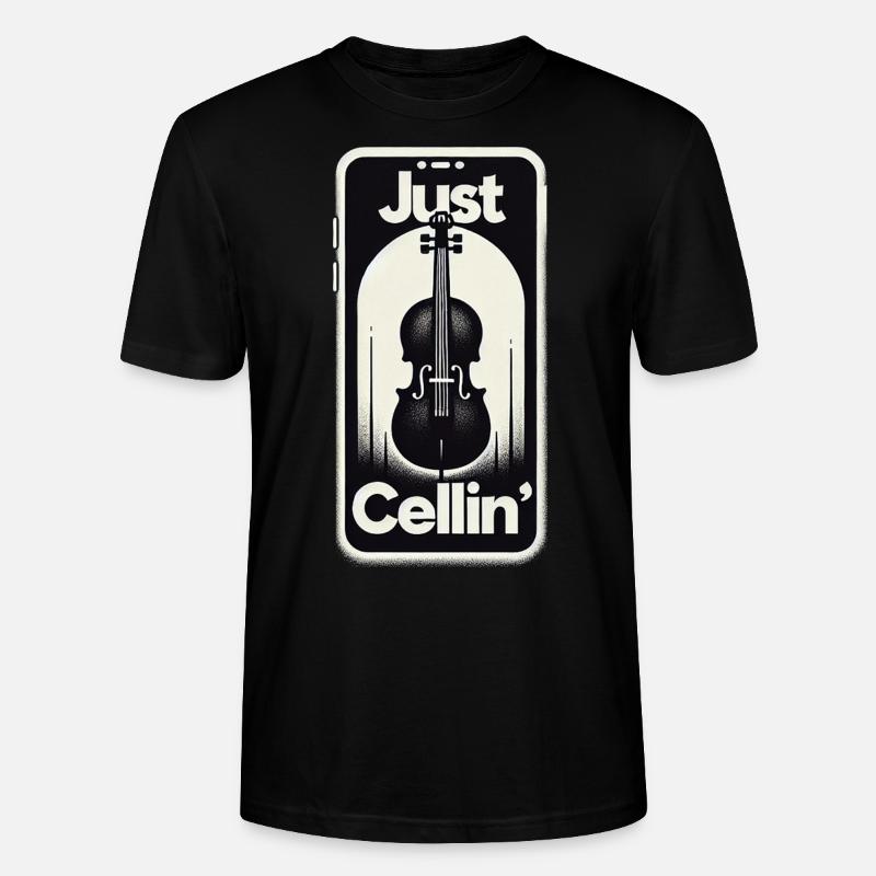 Juste Cellin' 11 - T-shirt bio CRAFTER Stanley Stella Unisexe - noir