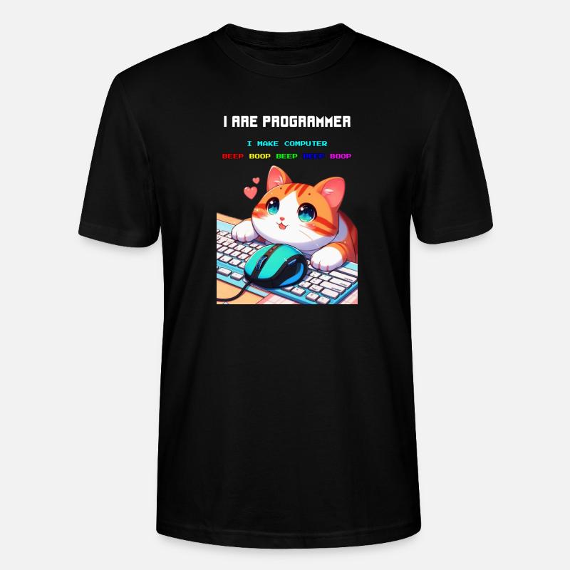 Ich bin Programmierer - Stanley/Stella Unisex Bio-T-Shirt CRAFTER - Schwarz