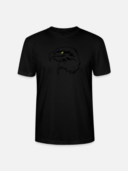 Adlerkopf - Stanley/Stella Unisex Bio-T-Shirt CRAFTER - Schwarz