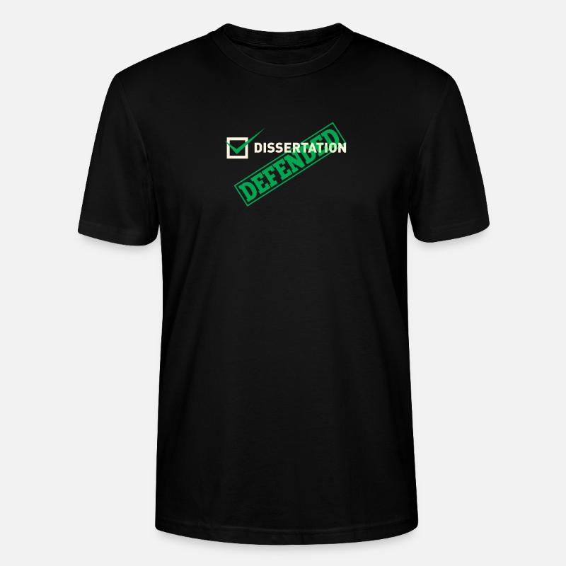 Dissertation Defended For PHD - Stanley/Stella Unisex Bio-T-Shirt CRAFTER - Schwarz