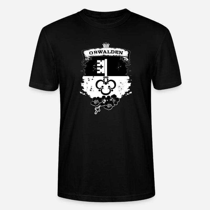 Obwalden - Stanley/Stella Unisex Bio-T-Shirt CRAFTER - Schwarz
