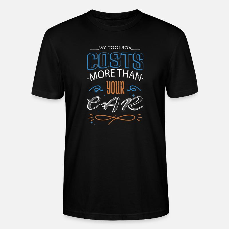 blagues baseballtshirt idée cadeau - T-shirt bio CRAFTER Stanley Stella Unisexe - noir