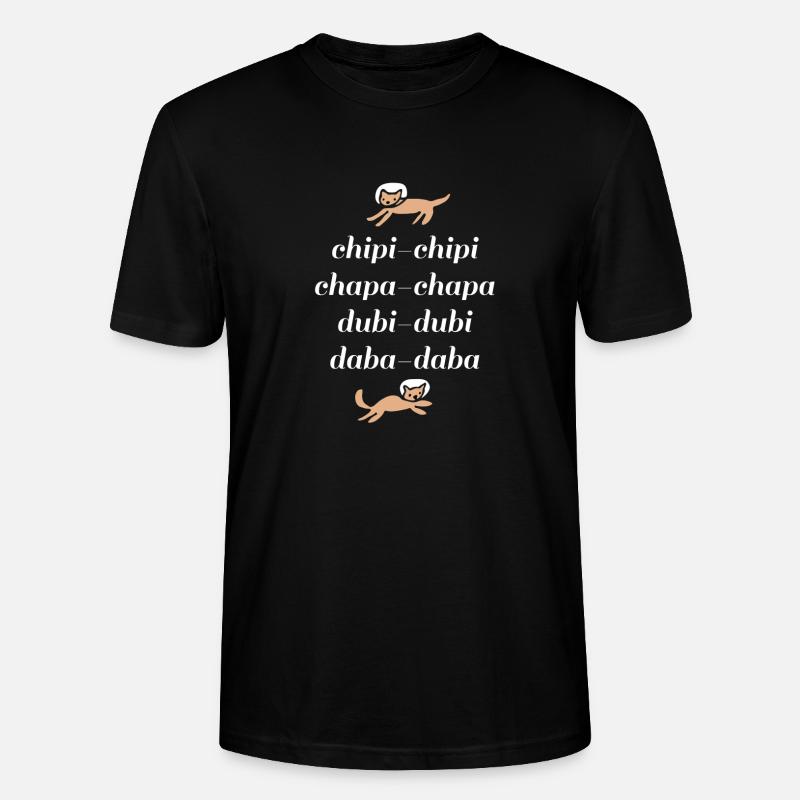 Chipi Chipi Chapa Chapa - T-shirt bio CRAFTER Stanley Stella Unisexe - noir