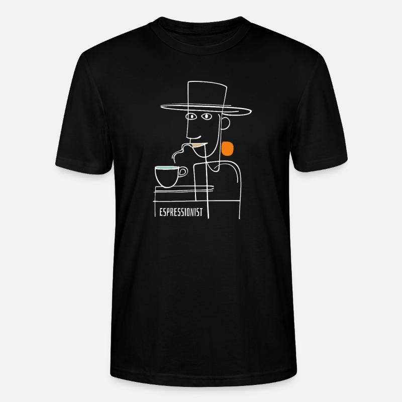 Espressionist - Espresso - Boisson au café - T-shirt bio CRAFTER Stanley Stella Unisexe - noir