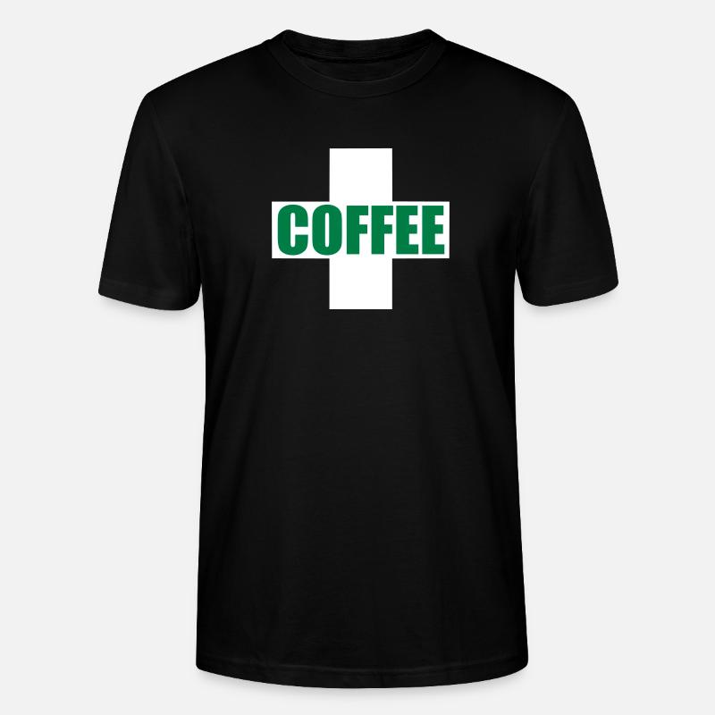 Café de secourisme - T-shirt bio CRAFTER Stanley Stella Unisexe - noir