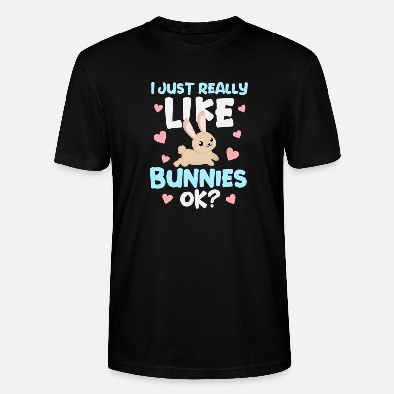 Rabbit Rabbit - Stanley/Stella CRAFTER Unisex Organic T-Shirt - black