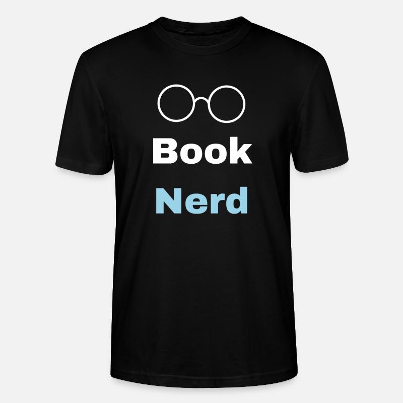 Buch-Nerd - Stanley/Stella Unisex Bio-T-Shirt CRAFTER - Schwarz