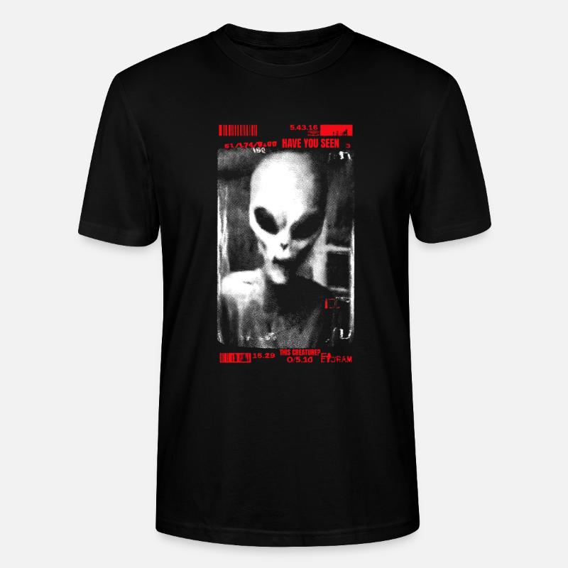 Have you seen this creature? - Stanley/Stella Unisex Bio-T-Shirt CRAFTER - Schwarz