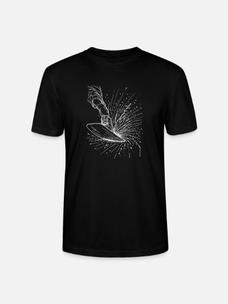 Wasserski - Stanley/Stella Unisex Bio-T-Shirt CRAFTER - Schwarz
