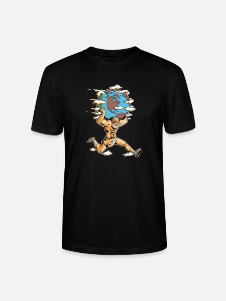 Mythischer Erdtragender Läufer - Stanley/Stella Unisex Bio-T-Shirt CRAFTER - Schwarz