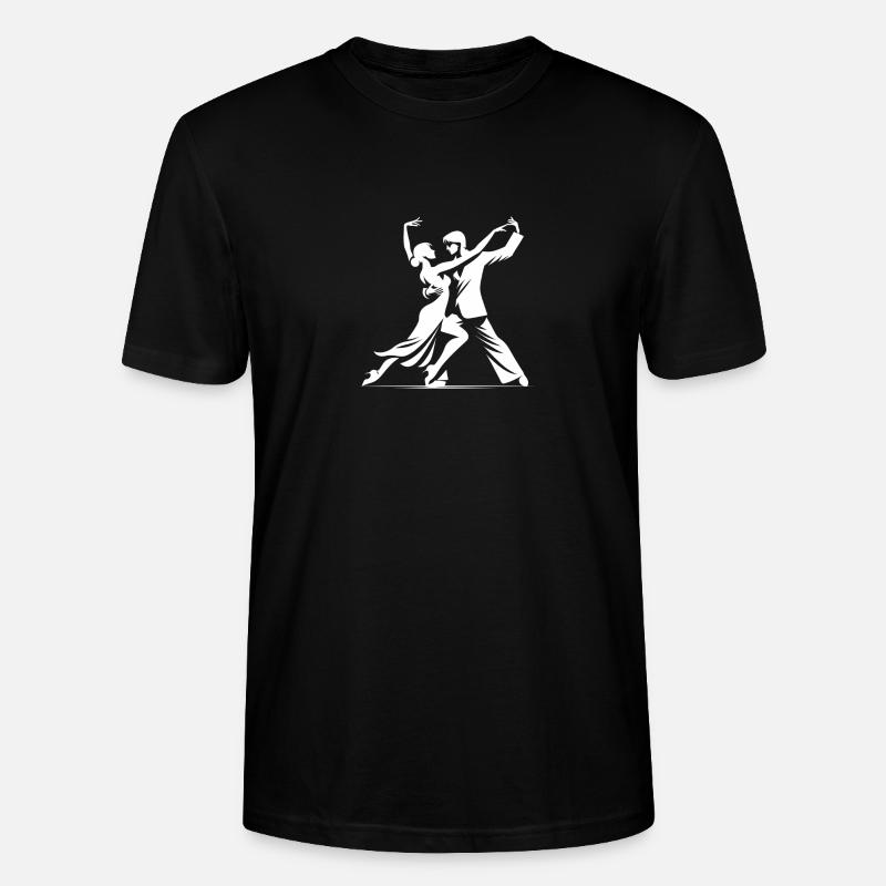 Tanzendes Paar - Stanley/Stella Unisex Bio-T-Shirt CRAFTER - Schwarz